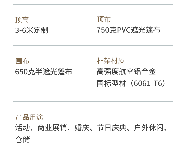 班用指挥篷房